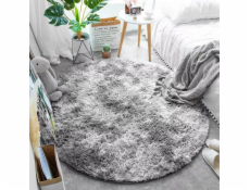 Strado Kulatý koberec Shaggy Ombre Strado 80x80 OmbreSilver (Light Grey) univerzální