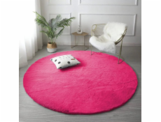 Strado Kulatý koberec Rabbit Strado 90x90 HotPink (růžový)