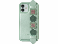 Kingxbar Kingxbar Sweet Series Gel Case zdobený originálním krystaly Swarovski s iPhone 12 Pro / iPhone 12 Green