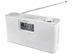 Soundmaster DAB700WE rádio/ DAB+/ UKW/ RDS/ BT/ MP3/ Budík/ Hodiny/ Bílé