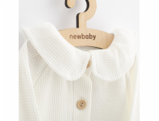 Kojenecký kabátek na knoflíky New Baby Luxury clothing Laura bílý