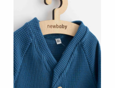 Kojenecký kabátek na knoflíky New Baby Luxury clothing Oliver modrý