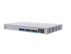 Cisco switch CBS350-12NP-4X-EU, 12x5G, 2x10GbE RJ45/SFP+, 375W - REFRESH