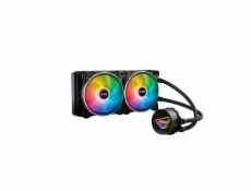 XPG Levante X 240 vodní chlazení CPU, RGB, černá