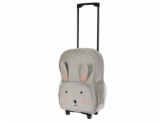 XQMAX Dětský kufr na kolečkách BUNNY 29 x 40 cm šedá KO-DG9000440seda