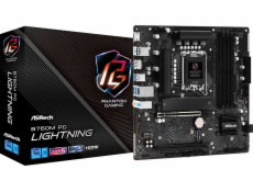 ASRock B760MPG Lightning / Intel B760 / LGA1700 / 4x DDR5 / 3x M.2 / HDMI / DP / USB-C / mATX