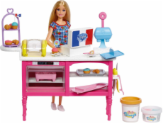 Panenka Barbie Mattel Sada Barbie Cake Shop HJY19