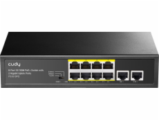 Switch Cudy Switch FS1010PG 8xFE PoE+ 120W 2xGigabit uplink