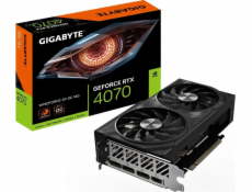 Grafická karta Gigabyte GeForce RTX 4070 Windforce 2X OC 12GB GDDR6X (GV-N4070WF2OC-12GD)