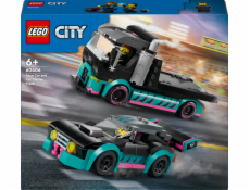 LEGO 60406 City Car Transporter se závodním autem, stavebnice