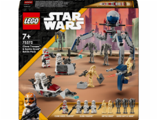 LEGO 75372 LEGO Star Wars Clone Trooper & Battle Droid Battle Pack, stavebnice