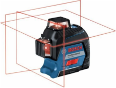 Bosch GLL 3-80 rovinný laser červený 30m