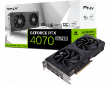 PNY GeForce RTX 4070 SUPER Verto OC Dual Fan 12GB GDDR6X grafická karta (VCG4070S12DFXPB1-O)