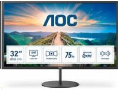 AOC Q32V4 31.5 W IPS LED 2560x1440 20 000 000:1 4ms 250cd HDMI DP repro