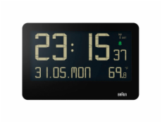 Braun BC 14 schwarz Funk Wanduhr digital