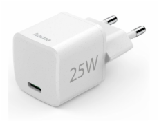 HAMA Eco rychlá USB nabíječka, USB-C PD/QC 25 W, bílá