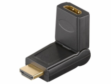 PremiumCord HDMI adapter 19pin Female - 19pin Male otočná, pozlacená