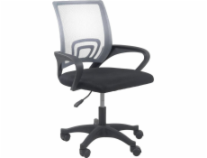 Topeshop FOTEL MORIS SZARY office/computer chair Padded seat Mesh backrest