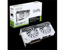 ASUS GeForce RTX 4070 SUPER DUAL White Edition, grafická karta