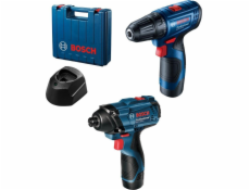 Bosch GSR 120-Li + GDR 120-Li + 2× GBA 12V 2.0Ah + GAL 1210 CV (0.601.9G8.023)