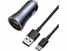 Nabíjačka do auta 2XUSB QC4.0 40W