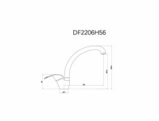 Kuchyňská baterie Thema Lux Eco DF2206