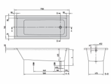 ACRIL VON VILLEROY BOCH TARG PL 1,7X0,75