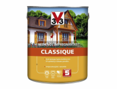 Napouštědlo na dřevo V33 Classique, barva teak, 0,75l