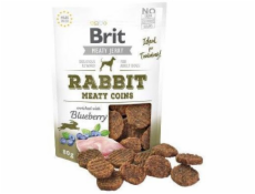 Brit Jerky Rabbit Meaty Coins lahodné 80g