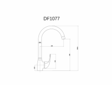 Kuchyňská baterie Thema Lux Swan DF1077