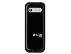 eSTAR X18 Dual Sim, strieborná mobilní telefon