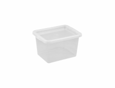 Úložný box OKKO BASIC BOX, 15 l, průhledný, 28,5×38×21,7 cm