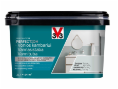 Smaltovaná barva V33 Perfection Koupelna, 2 l, světle šedá