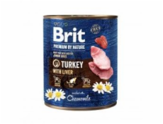 Konservuotas edalas šunims Brit Premium with Liver 800 g