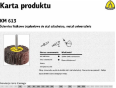 Klingspor KLINGSPOR KLINGSPOR KOLO KM613 20mm x 20mm x 6mm tl. 40