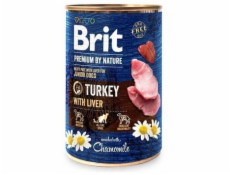 Brit Premium by Nature Turkey with Liver 400g konzerva pro psy