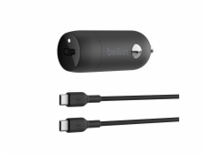 Belkin Car Charger 30W With PPS W/PVC,C-C,1M Blk