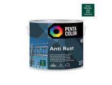 Emailová barva Pentacolor Antirust, zelená, 2,7l