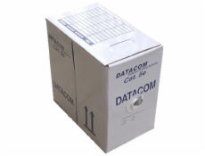 DATACOM kabel drát C5E FTP PE venkovní 305m box černý