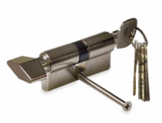 Cylindrická vložka zámku se šroubem 60 mm, 30 x 30 mm, 5 klíčů