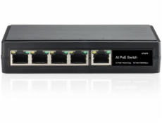 Switch Conexpro GNT-69P51G6 1x GLAN s PoE in, 4x GLAN s PoE, 60W