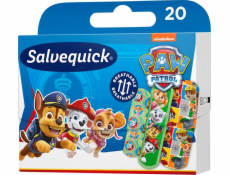 Dětské náplasti Salvequick Kids Paw Patrol 20 ks.