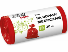 Stella STELLA sáčky na zdravotnický odpad, LDPE, 35 l, 20 ks.