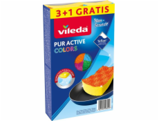 Houbička Vileda Pur Active Colors 4 ks