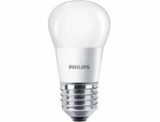 LED žárovka PHILIPS, P45, E27, 5 W, 450 lm, 2700 K