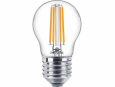 LED žárovka PHILIPS, P45, E27, 6,5 W, 806 lm, 2700 K