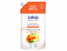 Tekuté mýdlo LUKSJA PEACH & WHITE TEA, doplněk, 400 ml