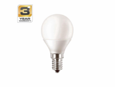 Žárovka, STANDART, LED, P45, 4,9W, E14, 4000K, 470lm, matná