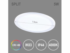 Závěsné svítidlo Tope Split R NW, 5W, LED, 4000K