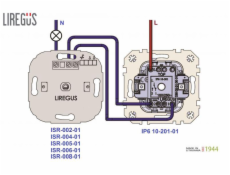 Šviesos reguliatorius LIREGUS EPSILON, metalo spalvos